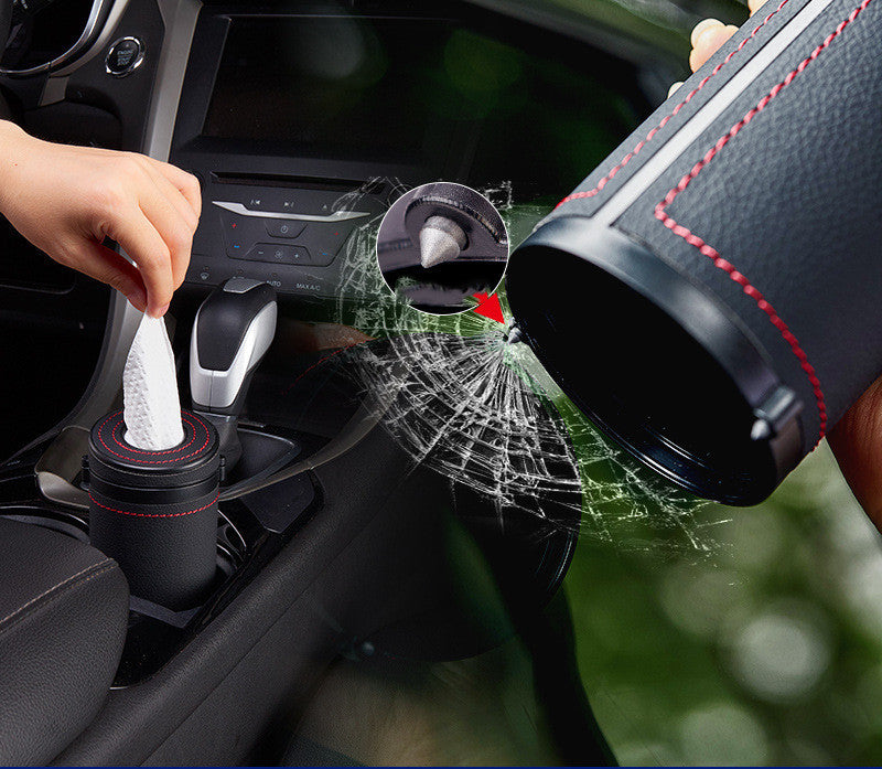 Cylinder Safety Hammer Tissue Cup Pull-out Tissue Box