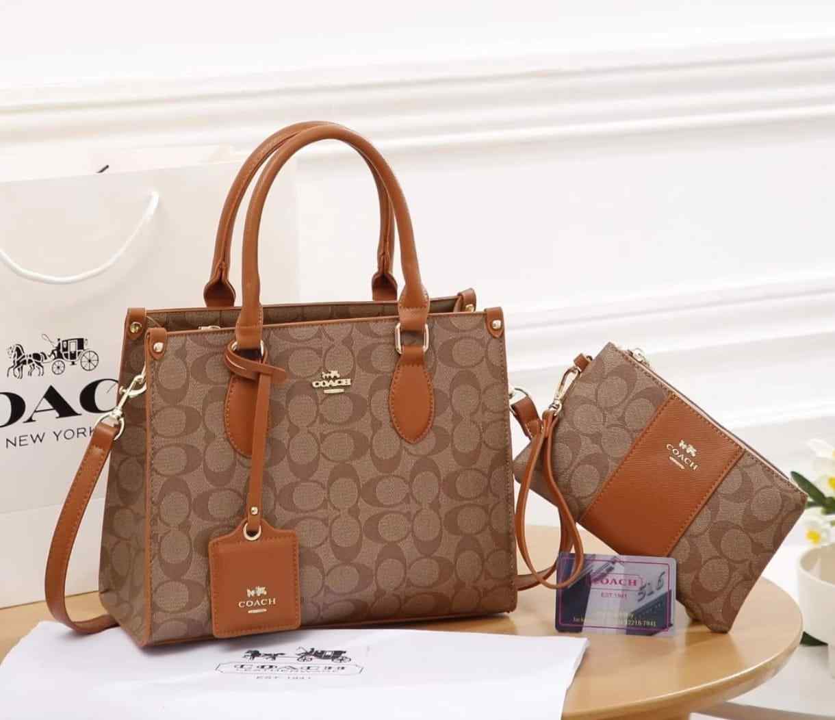 Coach Bag Set 28 x 23 x 10 cm