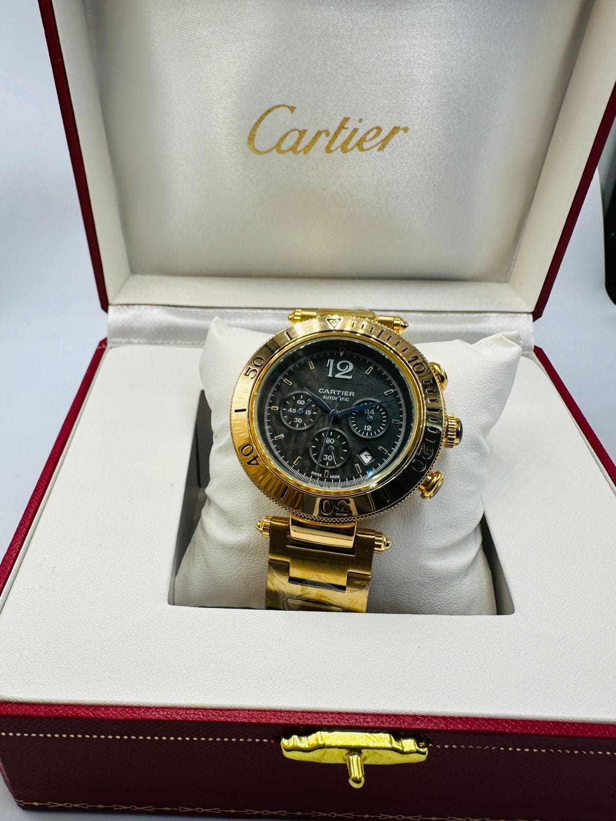Cartier Man Watch Chrono working
