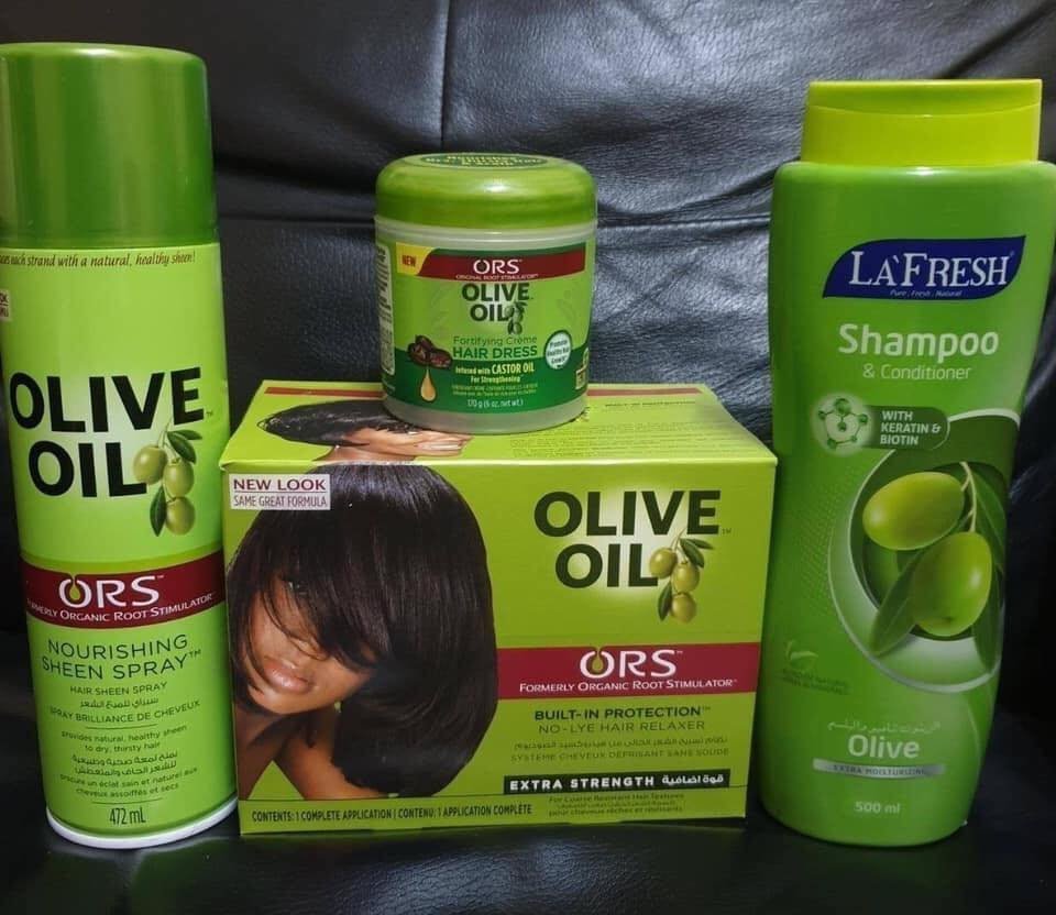 Olive Hair Relaxer Set Original