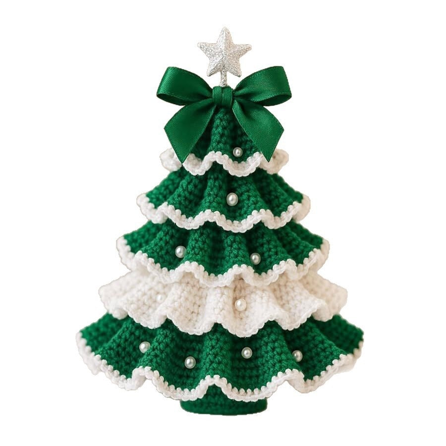 Crochet Christmas Tree Decoration DIY Material Package