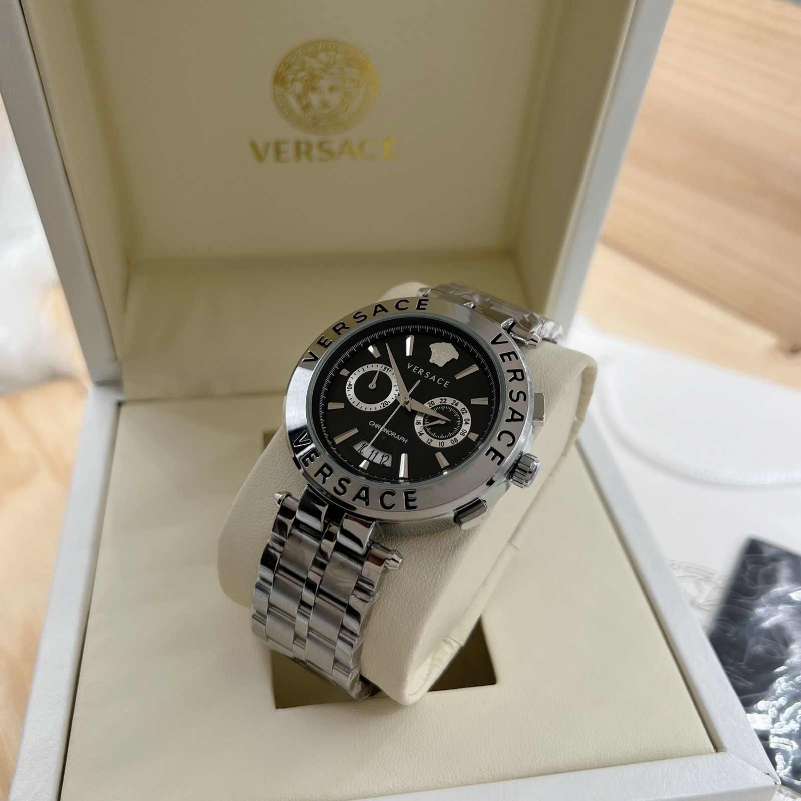 Versace Man Watch chrono working