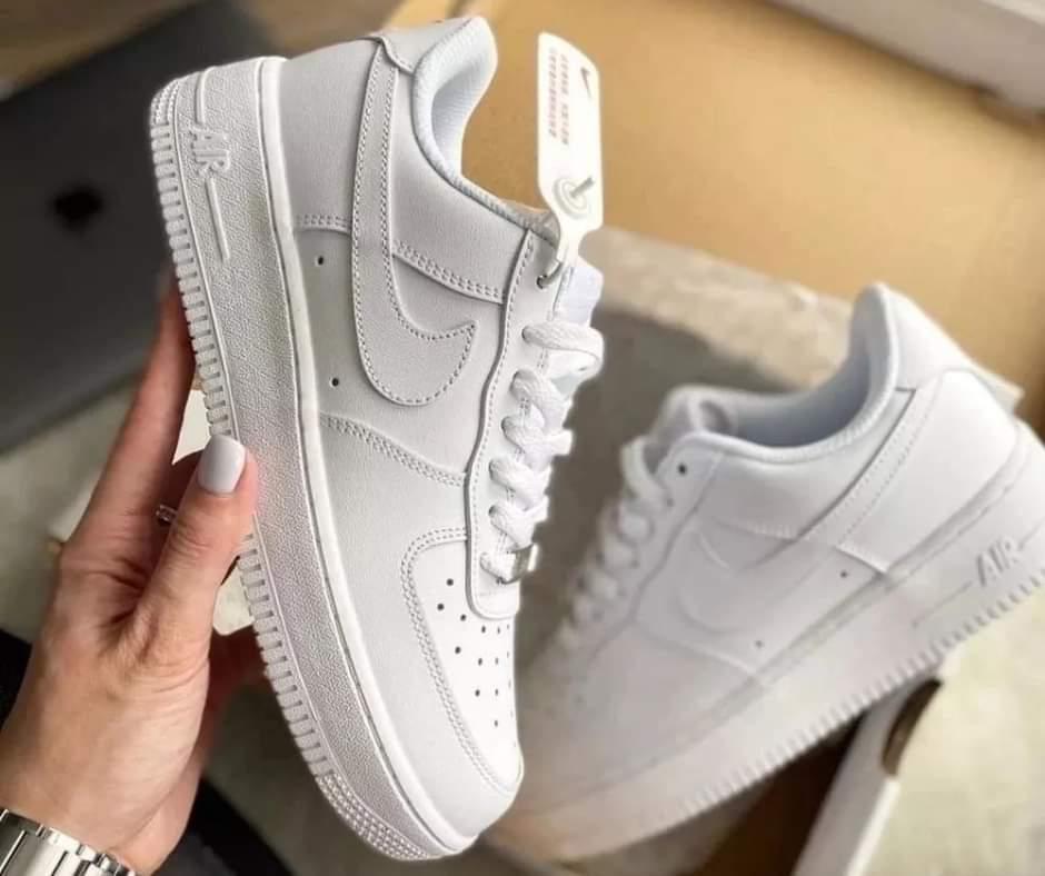 White sneakers