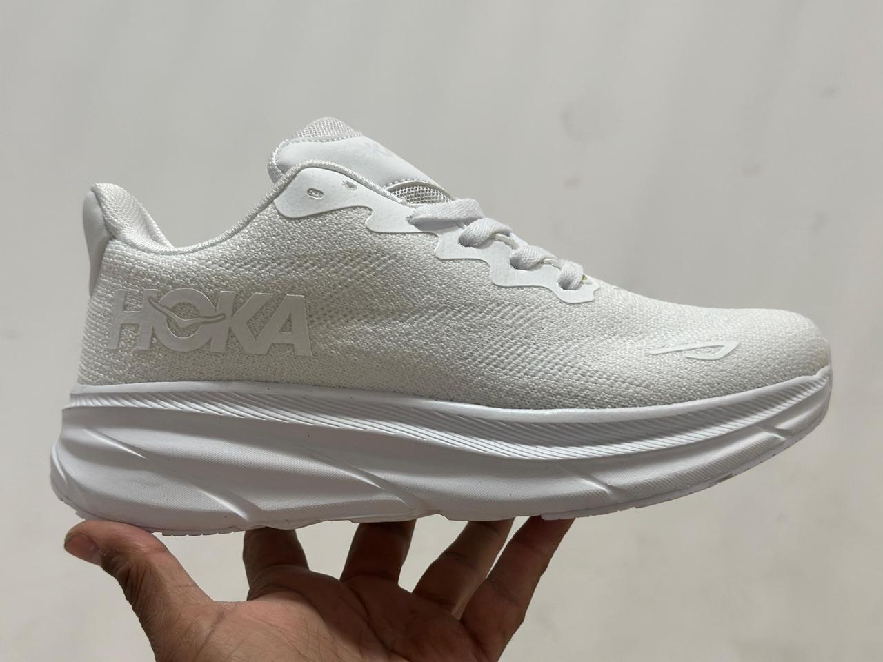 White running shoes