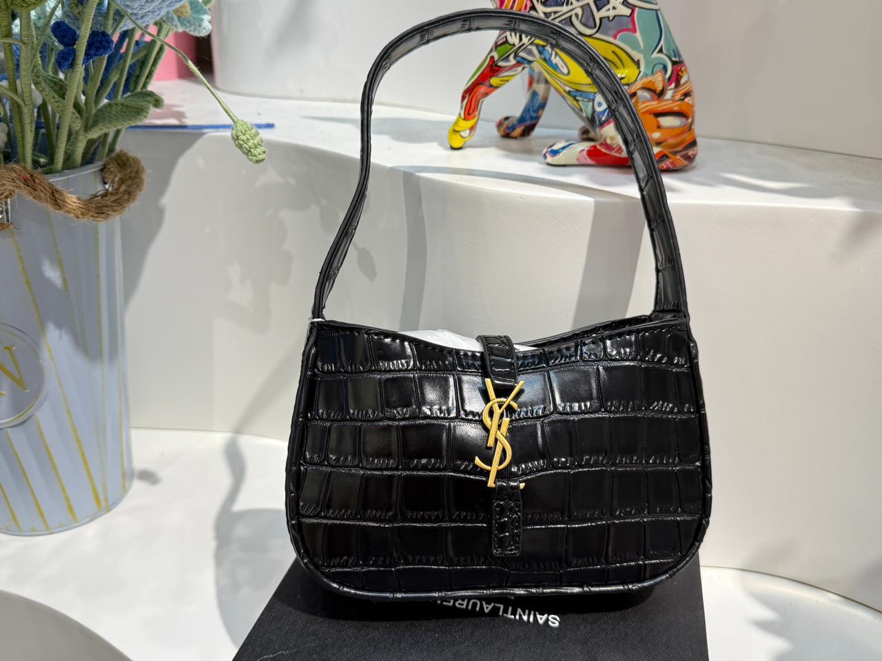 Black handbag