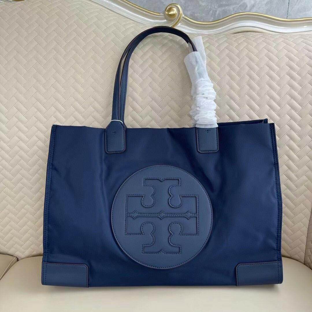 Navy blue handbag