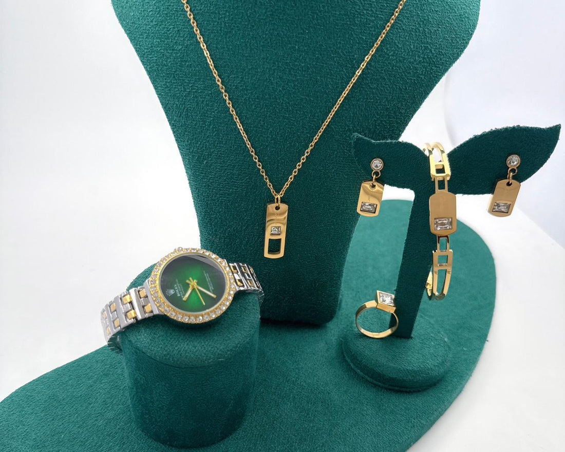 Premium Stainless Steel Watch - Classic Analog Timepiece with Date Display