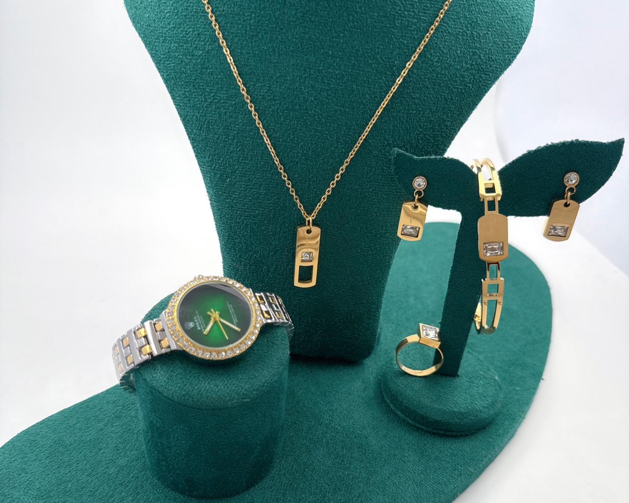 Premium Stainless Steel Watch - Classic Analog Timepiece with Date Display