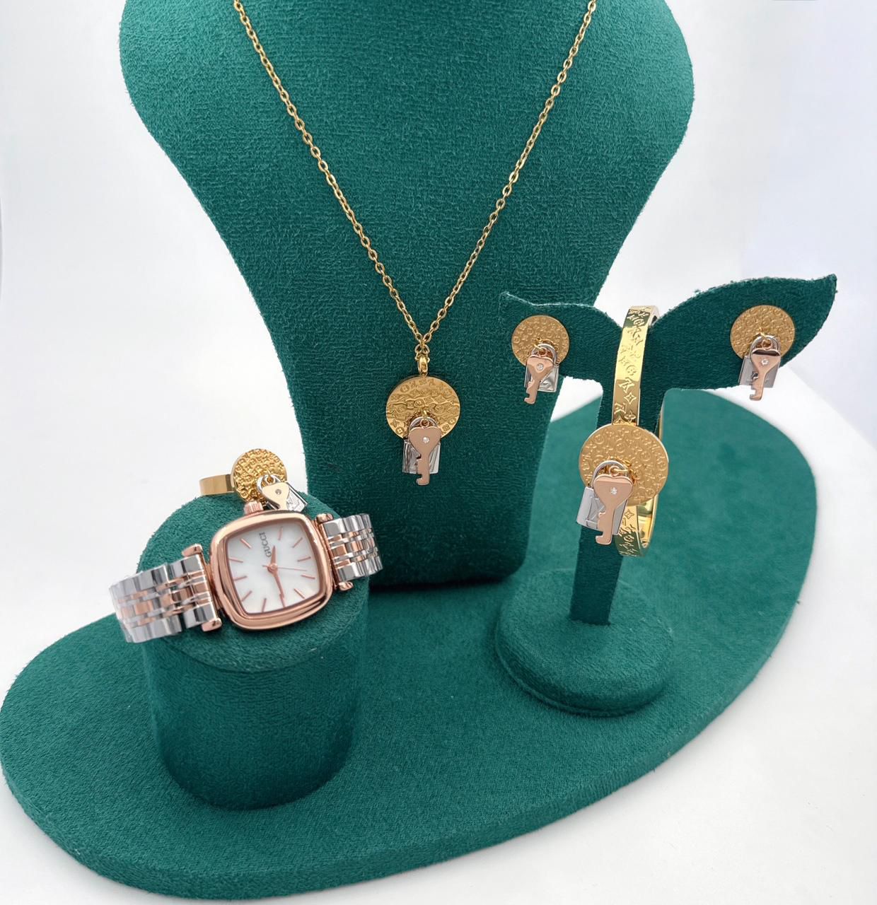 Premium Stainless Steel Watch - Classic Analog Timepiece with Date Display